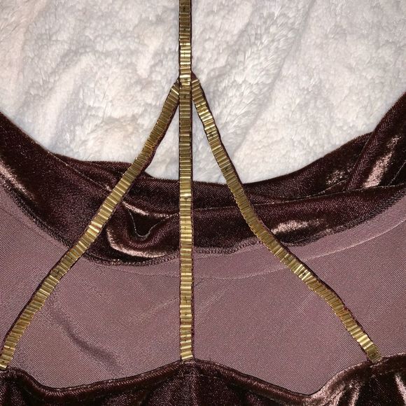 Laundry by Shelli Segal velvet with beaded straps - Picture 8 of 8
